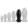 EggPlay Plug Silicone Saurus Egg XXL 18.5 x 8.3cm Noir